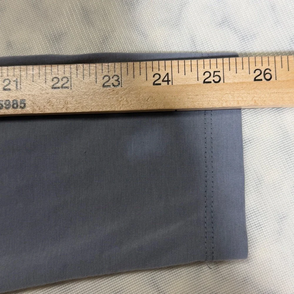 Cuts Clothing Mens Long Sleeve‎ Henley Gray Pyca Pro Curve Hem Shirt